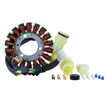 Rmstator Mitsuba 18-pole Generator Stator for Honda TRX 300 2x4 & TRX 300 FW Fourtrax 4x4 1988-2000 RMS010-104213
